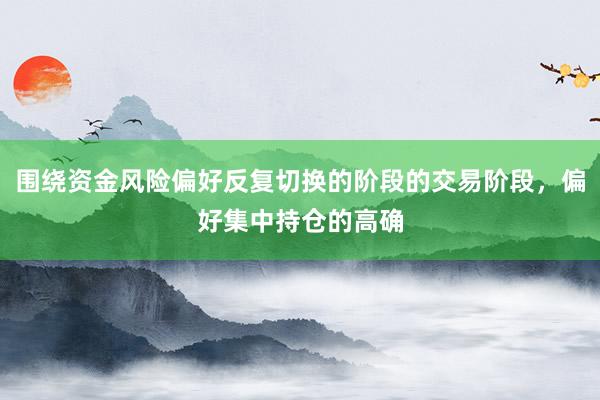 围绕资金风险偏好反复切换的阶段的交易阶段，偏好集中持仓的高确