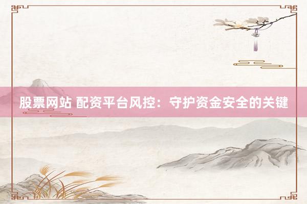股票网站 配资平台风控：守护资金安全的关键